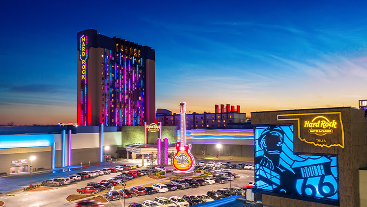 Hard Rock Hotel & Casino Tulsa Exterior
