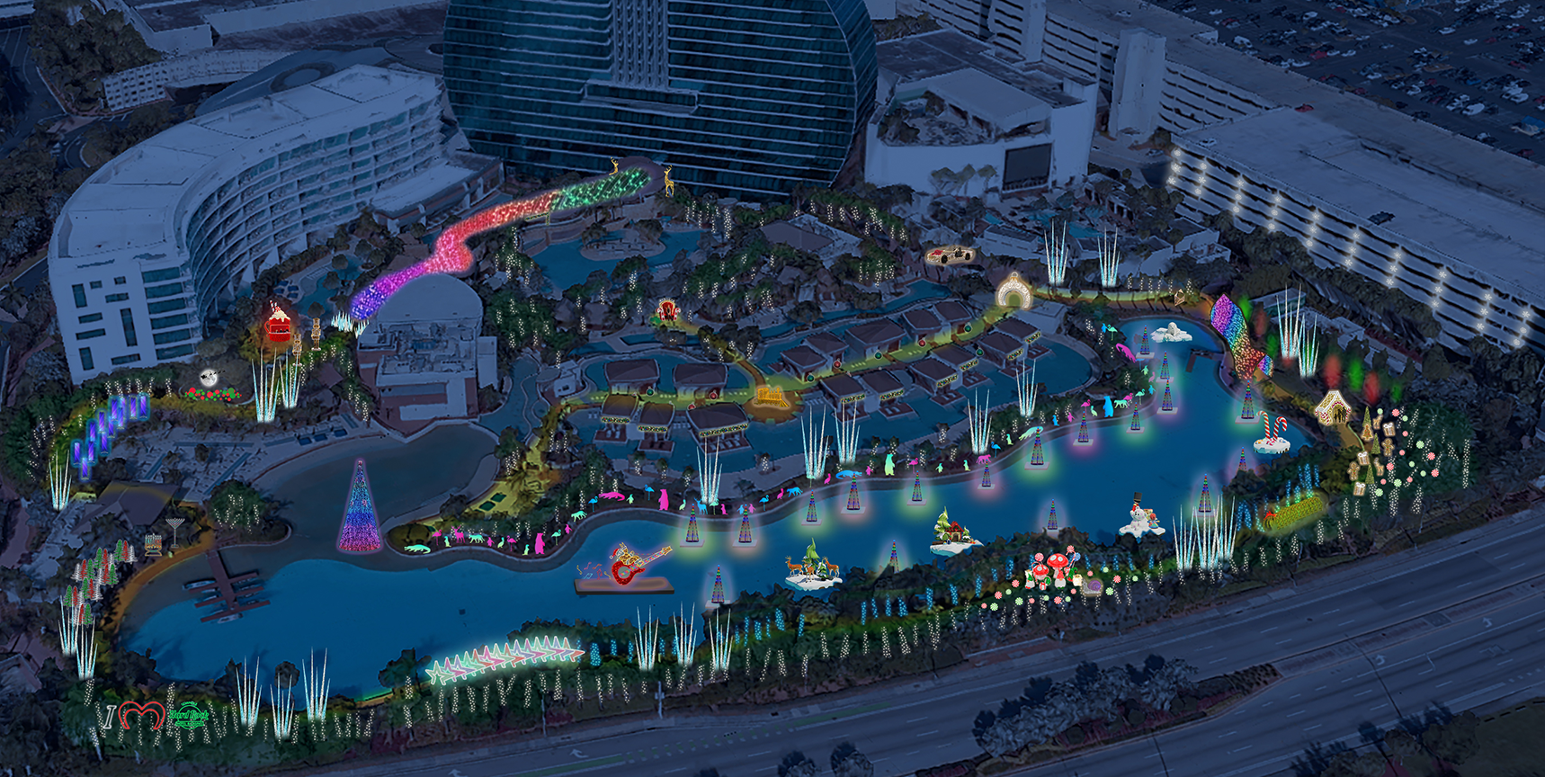 The Guitar Hotel Map