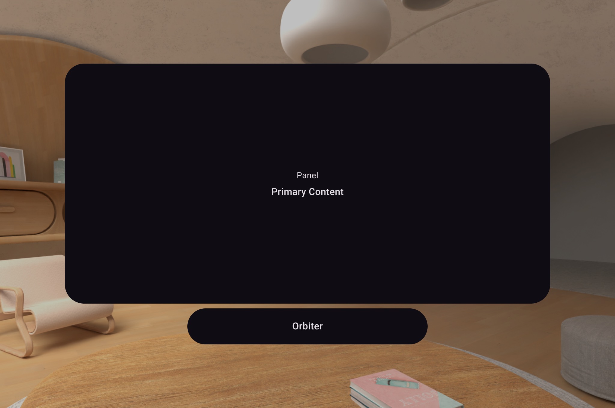 تطوير مثال عام على أداة تحكّم في مكونات واجهة مستخدم XR