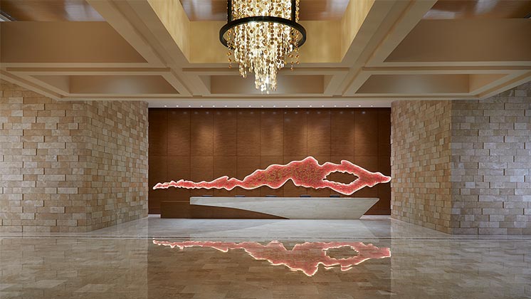 Registration Desk at the Seminole Hard Rock Hollywood