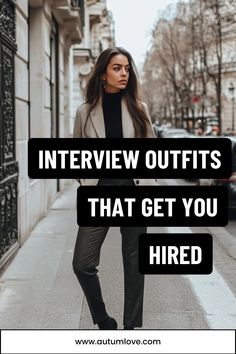 Get the job with these no-fuss interview outfits. Here’s how to dress to impress without the stress. What To Wear To A Professional Interview, Clothes For Interviews, Interviews Outfit Women, Relaxed Interview Outfit, Best Interview Outfits Professional, June Work Outfits, Modern Interview Outfit, Nurse Manager Interview Outfit, Fall Interview Outfits Women