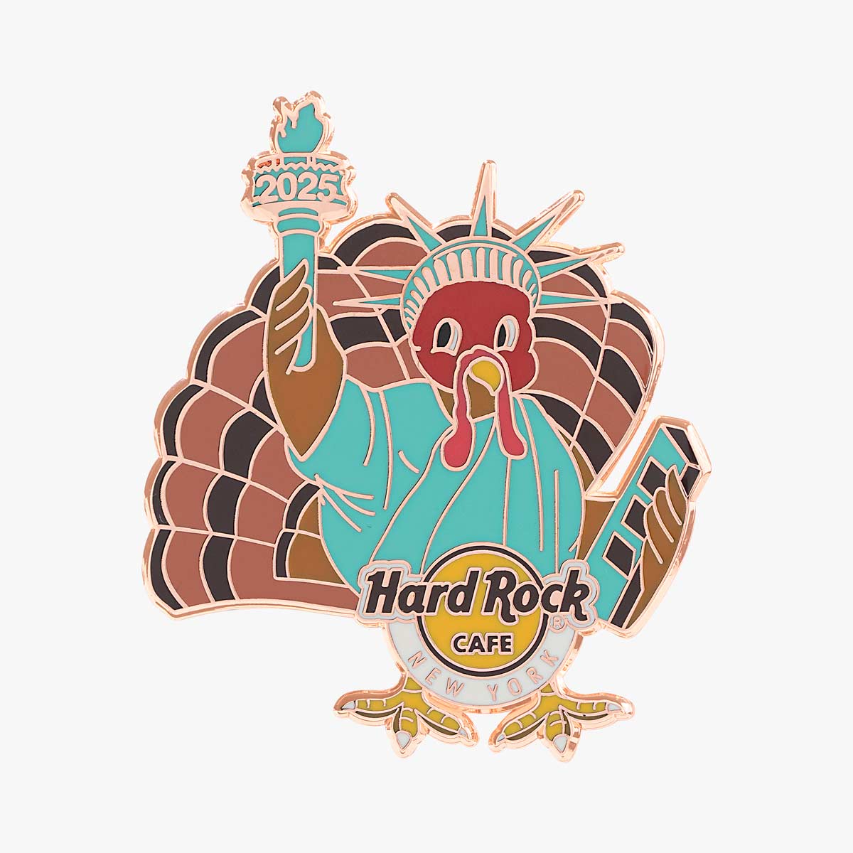 Limited Edition New York City Turkey Liberty Pin image number 1