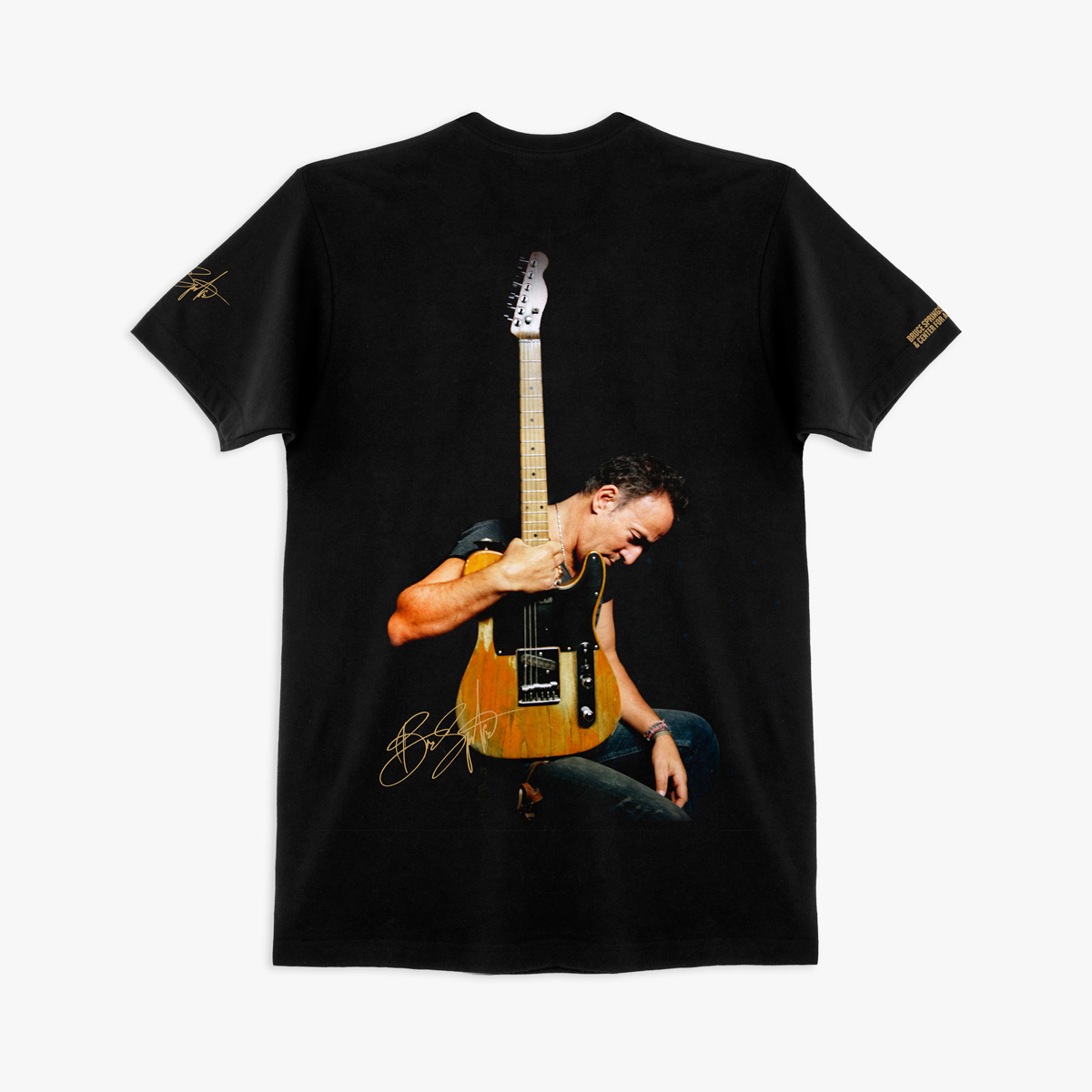Adult Fit Bruce Springsteen Photo Tee in Black image number 1