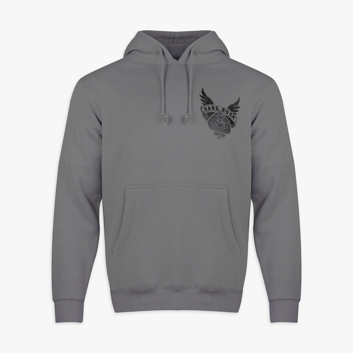 Casino Spade Wings Grey Hoodie image number 4