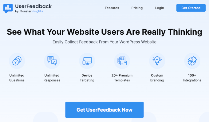 UserFeedbackのホームページ